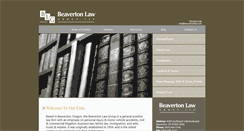 Desktop Screenshot of beavertonlaw.com