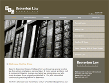 Tablet Screenshot of beavertonlaw.com